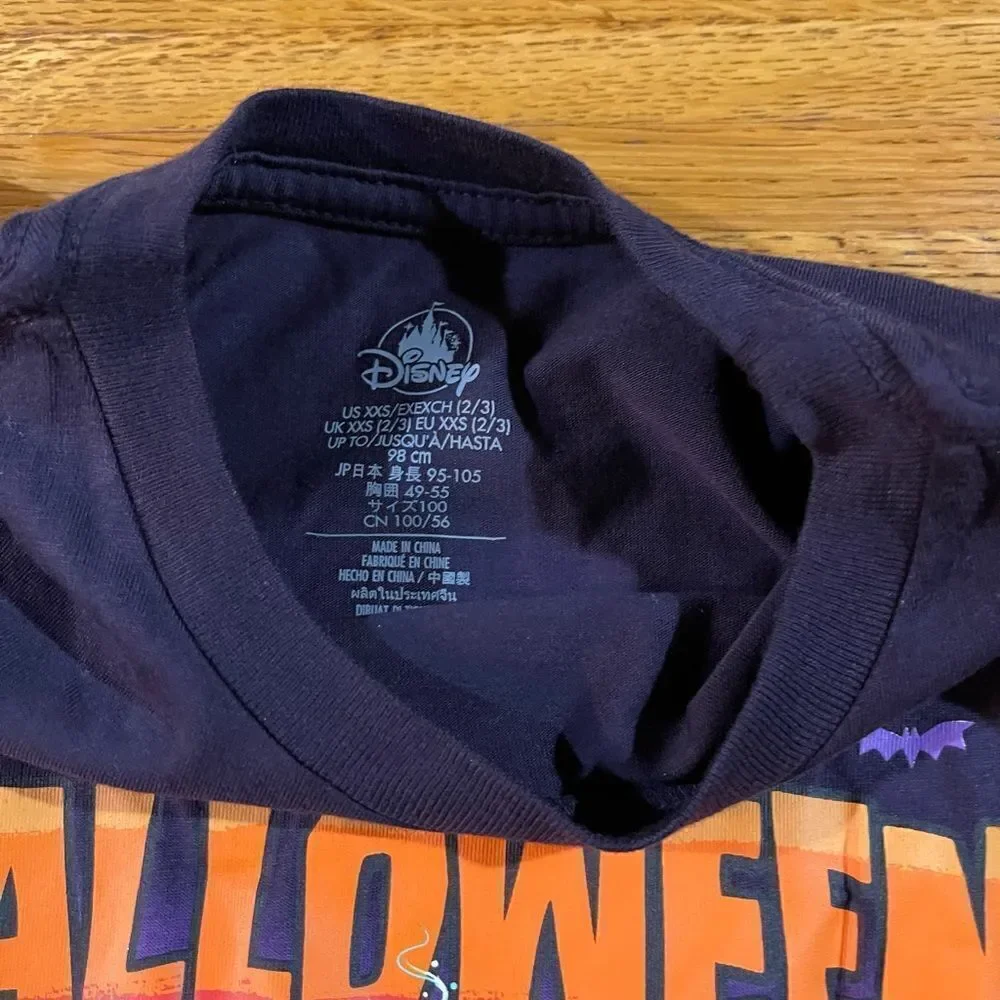 Disney Happy Halloween T-Shirt boys XXS 2/3 NWT